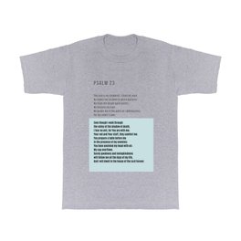 Psalm 23 #minimalist 2 T Shirt | Typography, Psalms, Minimalist, Minimalism, Christian, Psalm23, Religiosity, Oldtestament, Inspirational, Graphicdesign 