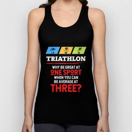 Triathlon - Swimming Unisex Tank Top