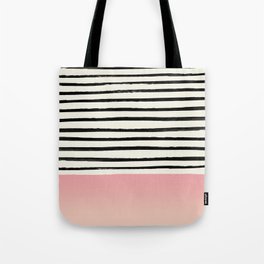Blush x Stripes Tote Bag