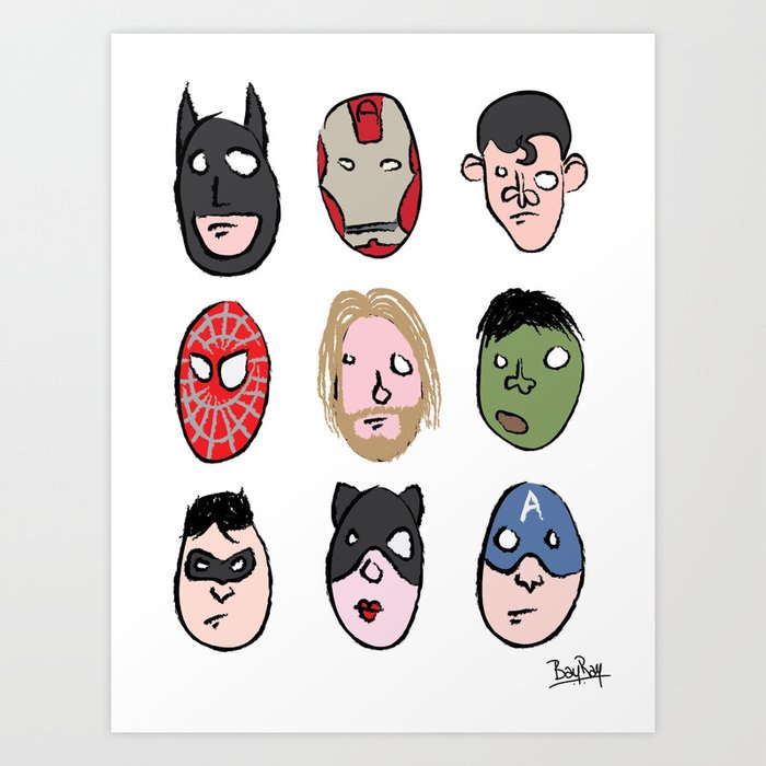 The Avengers Art Print by bayray | Society6