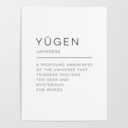 Yūgen Definition Poster