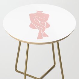 Female figure silhouette cut out - Minna Silhouette Side Table