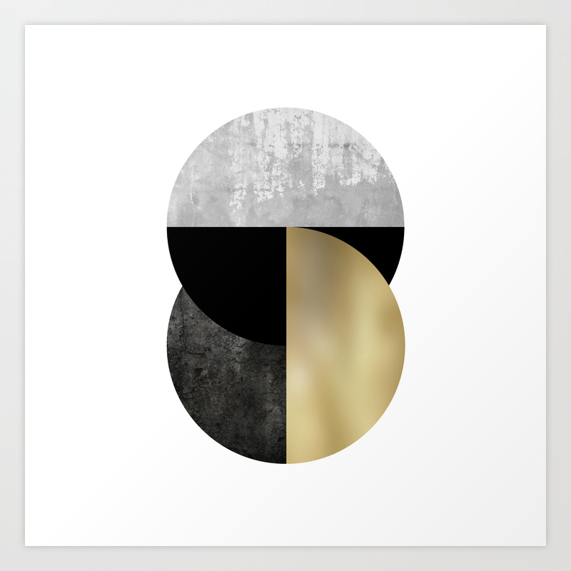 Great Home Decor Moon Phase Abstract Minimalist Wall Art Print