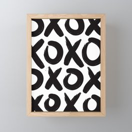 XOXO Framed Mini Art Print