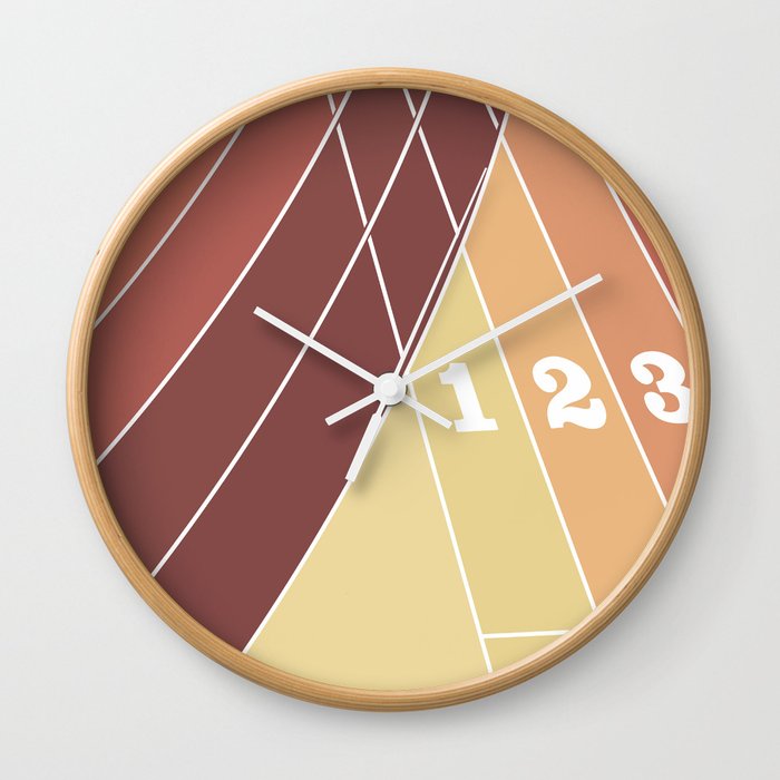 Track & Field #2 Wall Clock