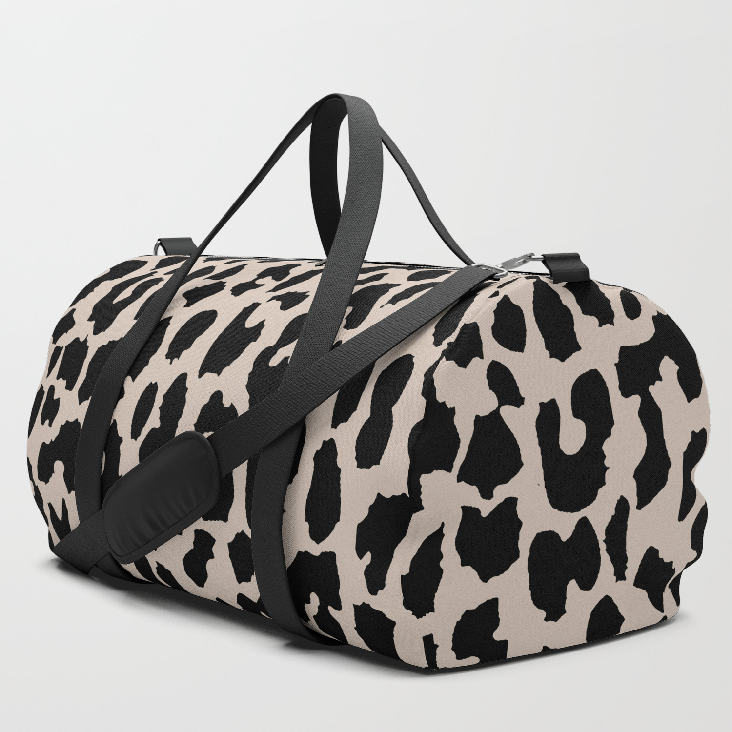 tan duffle bag