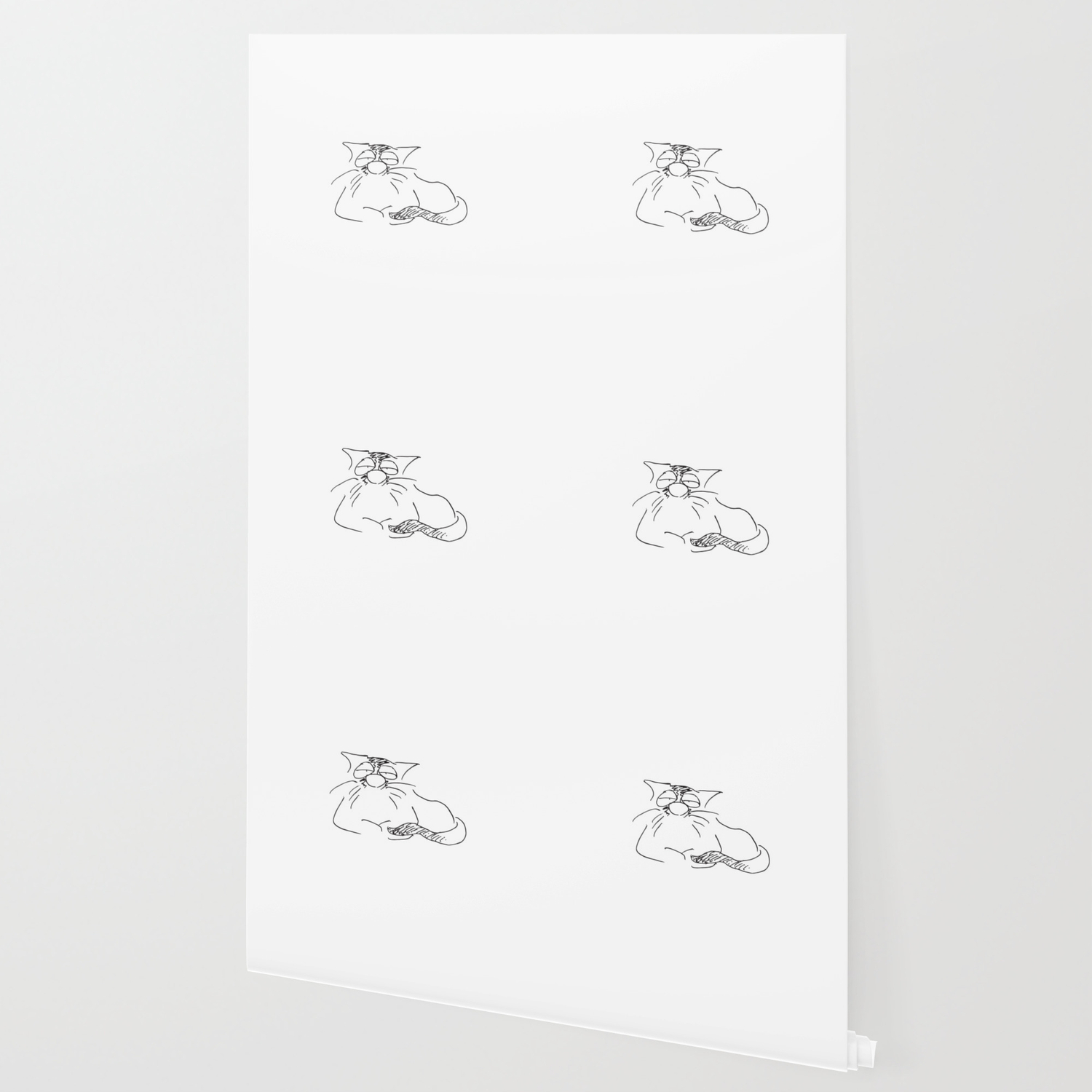 The Boss Is Sleepy Wallpaper By Cartoonsbyroth Society6