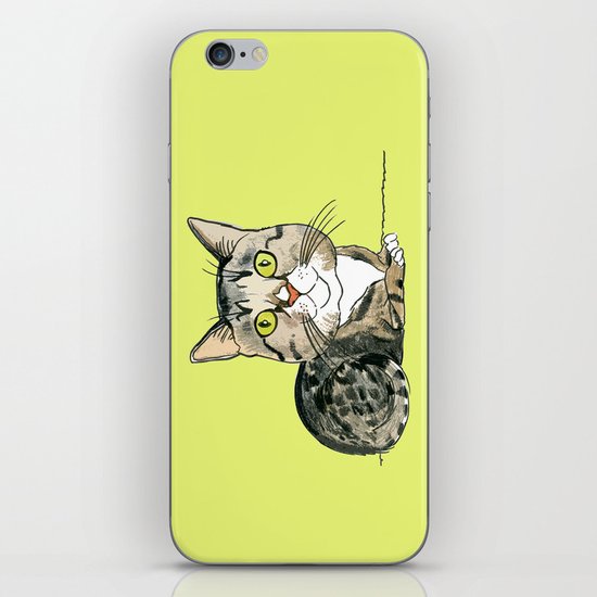 Green-eyed Cat iPhone & iPod Skin