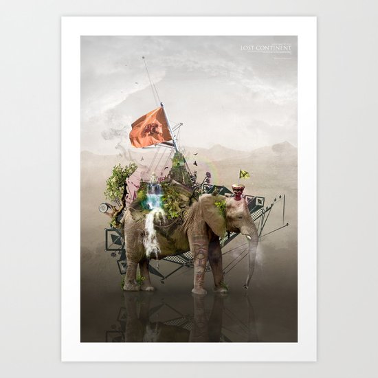 Lost Continent Art Print