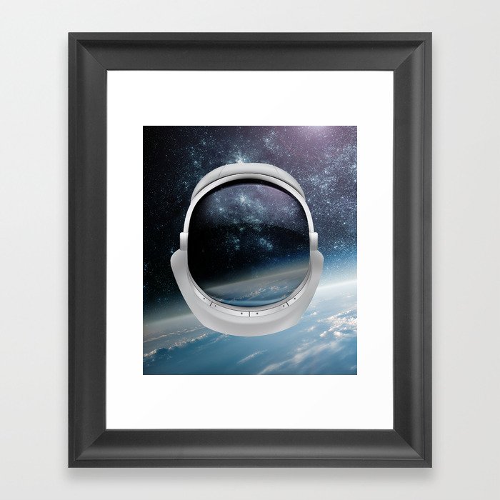 Space Man Framed Art Print