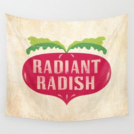 Radiant Radish Wall Tapestry