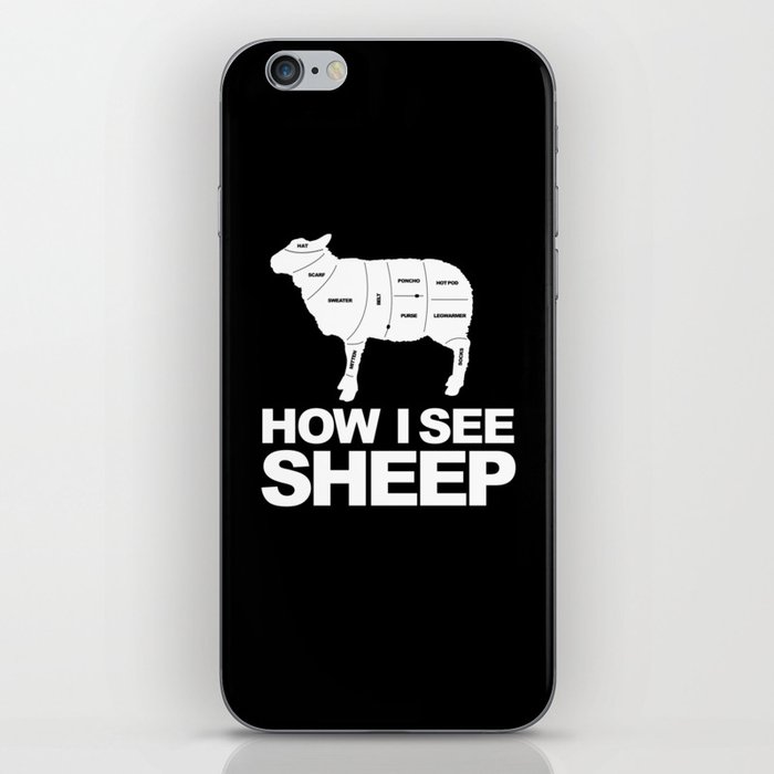 How I See Sheep Wool iPhone Skin