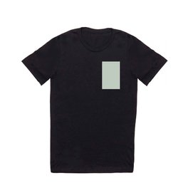 Chrystal Green Solid Color Block T Shirt