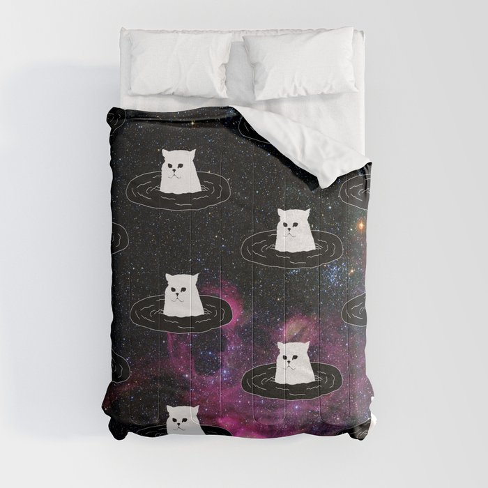 Wormhole Cat Comforter
