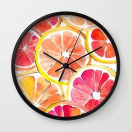 Citrus Blast Wall Clock