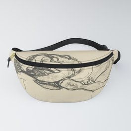 Sketch of a woman by Egon Schielle Fanny Pack