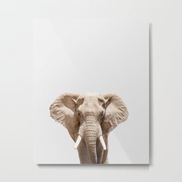 Elephant Metal Print | Africananimals, Elephant, Safarinursery, Safarianimals, Minimalist, Nurseryart, Wildlife, Minimalistanimals, Graphicdesign, Nurserydecor 