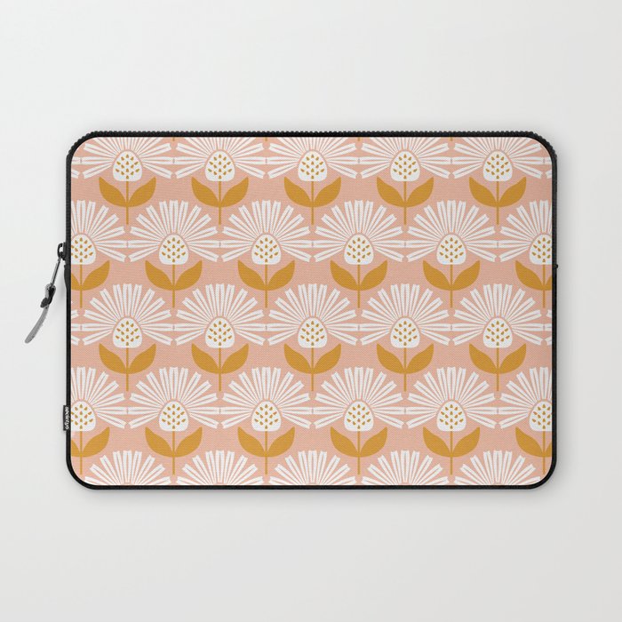 Sunny Retro Daisies Laptop Sleeve