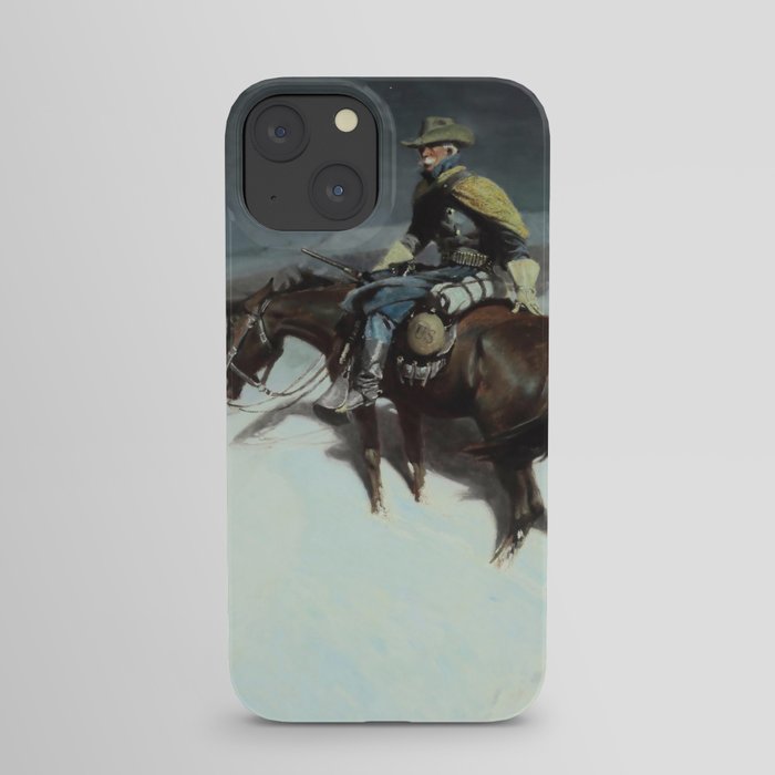 “Custer Trooper” by W Herbert Dunton iPhone Case