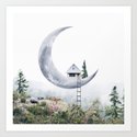 Moon House Kunstdrucke