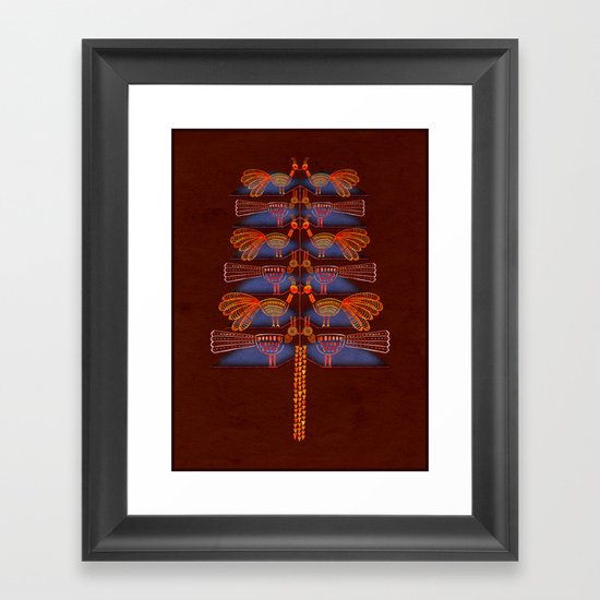 Lovebirds Framed Art Print