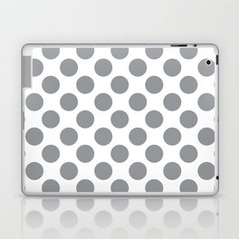 Steely Gray - polka 4 Laptop Skin