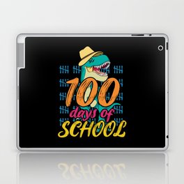 Days Of School 100th Day 100 Raptor Dinosaur Laptop Skin