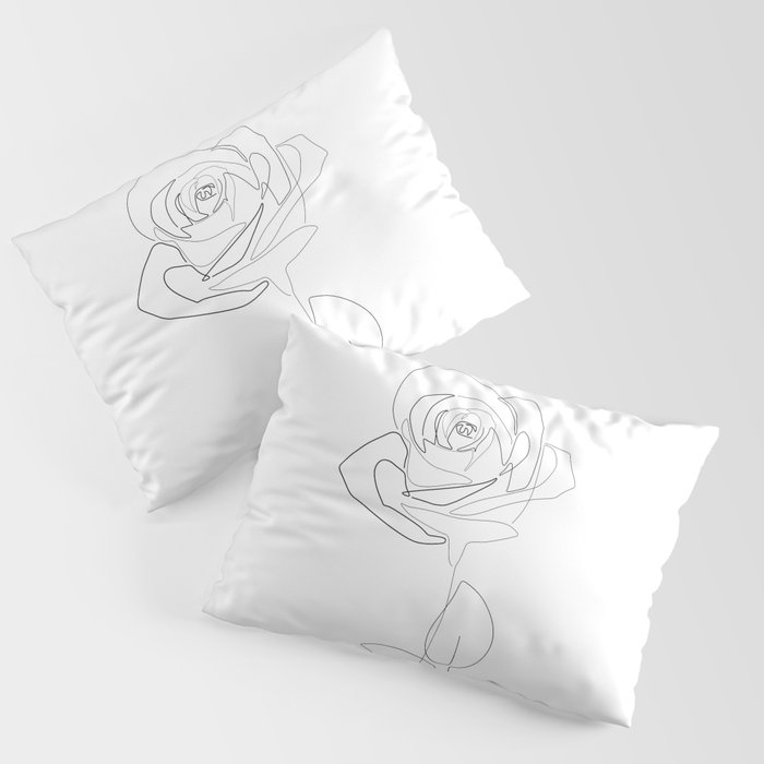 White rose pillow online