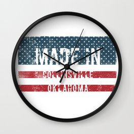 Made in Collinsville, Oklahoma Wall Clock