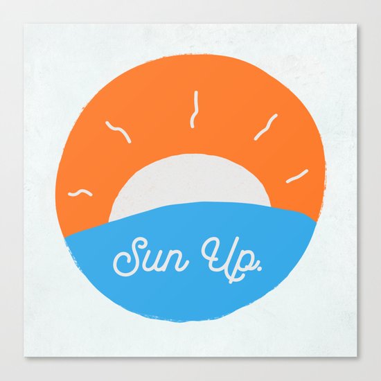 Sun Up Canvas Print
