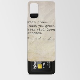 Federico Garcia Lorca Android Card Case