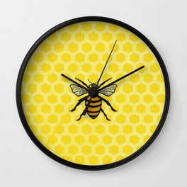 honey bee Wall Clock
