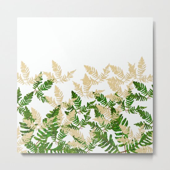 PALM LEAF FERN LEAF TROPICAL Metal Print