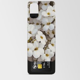White flowers Android Card Case