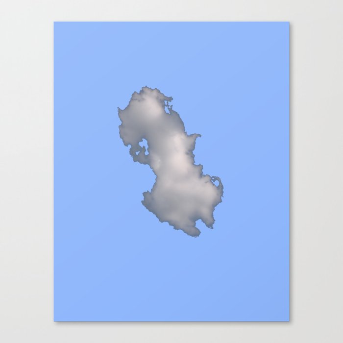 Cloud on Blue Canvas Print