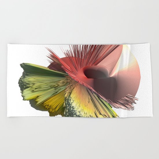 3d art - Revolution Beach Towel