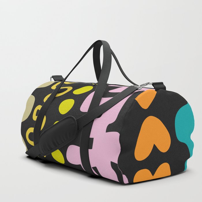 Abstract vintage colorful pattern collection 6 Duffle Bag