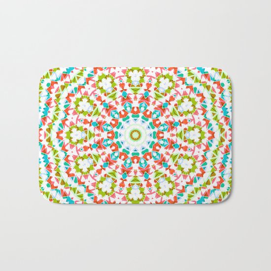 Kaleidoscope . Village . Bath Mat