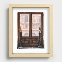A Louvre Moment Recessed Framed Print