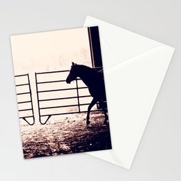 Horse Silhouette Stationery Cards