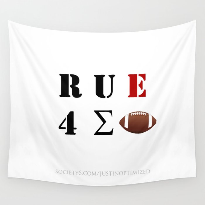 Are You Ready For Some Football Cryptic Wall Tapestry By