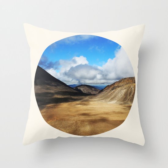 Life Is A Journey (Colour) Throw Pillow