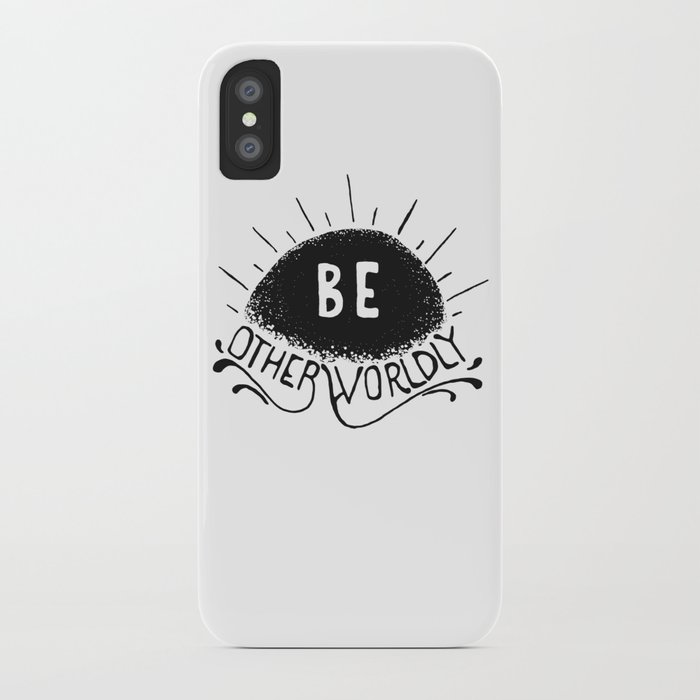Be Otherworldly (blk) iPhone Case