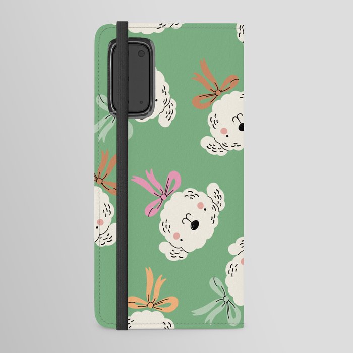 Fluffy Dog Toss Android Wallet Case