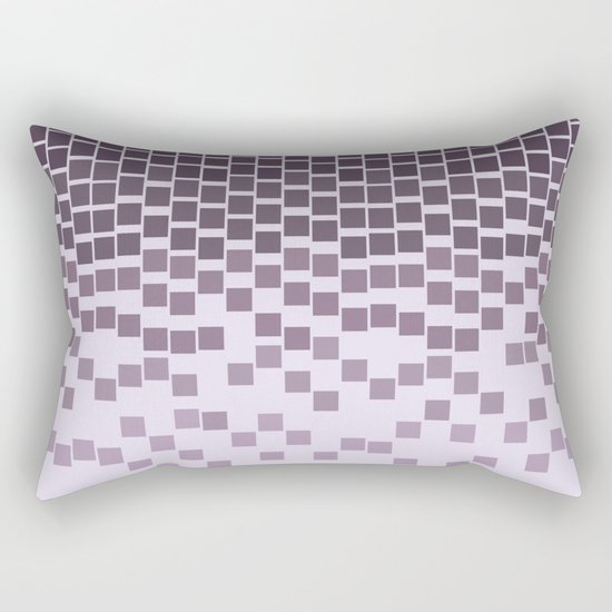 Pixel Rain Rectangular Pillow