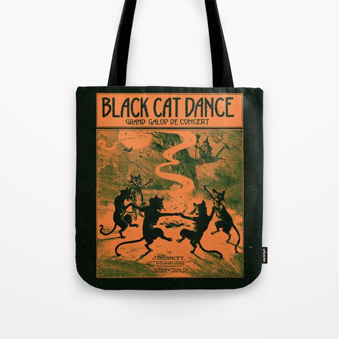 Black Cat Dance (1916) Tote Bag