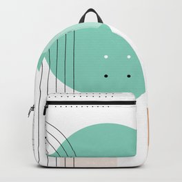 colourful geometric shapes  Backpack