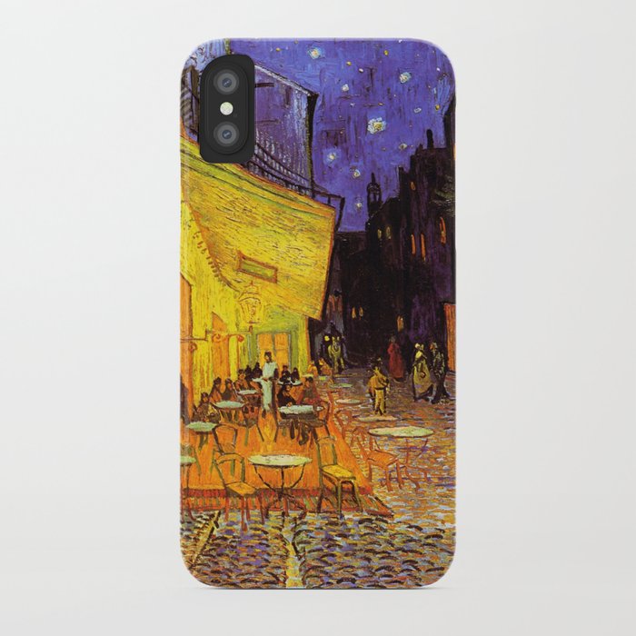 vincent van gogh cafe terrace at night iphone case