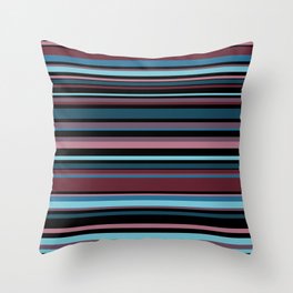 Horizontal Stripes pattern Design Throw Pillow
