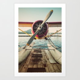 Seaplane Dock Art Print